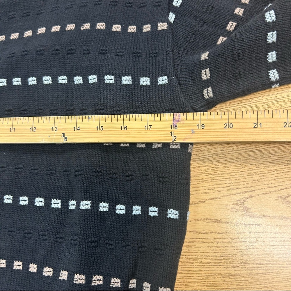 Vintage cotton grandpa sweater M - Picture 5 of 6